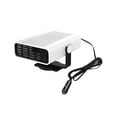 thumbnail image 1 of 12V Portable Car Heater Defroster with Dual Heating/Cooling Modes, ABS Built-In Ventilation System for Windshield Demisting & Vehicle Defogging White, 1 of 7