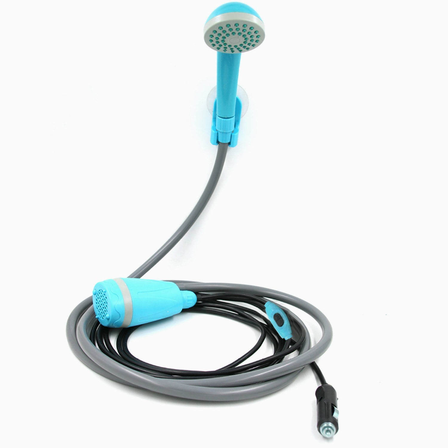 12V Portable Electric Handheld Shower with Pump for Outdoor Use