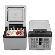 12V Portable Mini Refrigerator, 10 Qt Car Freezer -4 68  with App & Touch Control, 12/24V DC & 110-220V AC Compressor Cooler for Camping, Road Trip & Home