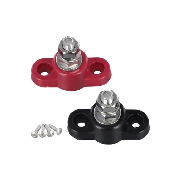 12V Positive&Negative Battery Post Insulated Bus Bar Stainless Steel Stud