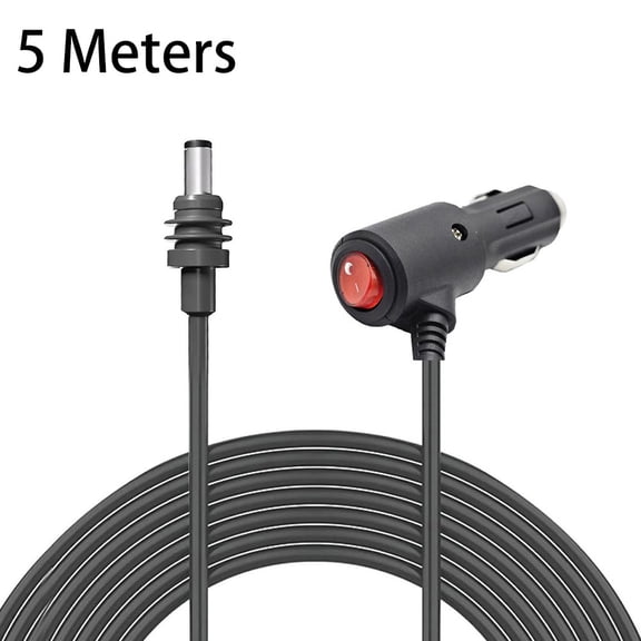 12V Power Supply DC Power Cable For Starlink Mini 3M/5M 18AWG Heavy Duty On/Off Switch CigaretteLighter Charger Cable