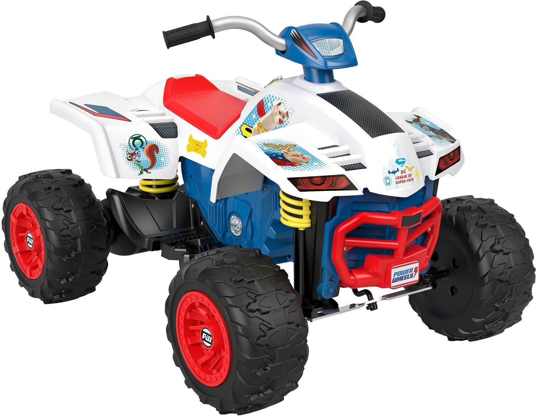12V Power Wheels DC League of Super-Pets Racing ATV Battery Powered Ride-On Vehicle - image 1 of 7