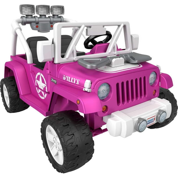 12V Power Wheels Jeep Wrangler Willys BatteryPowered RideOn Vehicle