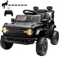 thumbnail image 1 of 12V Powered Ride on Car, Ford Bronco Raptor Ride on Trucks Toys with Remote Control, Electric Ride on Vehicle with Bluetooth Music, LED Light, Electric Car for Kids Boys Girls Ages 3-6 Gifts, Black, 1 of 9