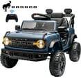thumbnail image 1 of 12V Powered Ride on Car, Ford Bronco Raptor Ride on Toys with Remote Control, Battery Powered Ride on Trucks with Bluetooth Music, LED Light, Kids Car Electric Vehicle for Boys Girls Gifts, Blue, 1 of 8