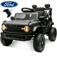 thumbnail image 1 of 12V Powered Ride on Car Toy, Ford Bronco Raptor Kids Electric Vehicle Car with Parent Remote, Battery Powered Ride on Truck for Boys Girls w/ Rear Wheel Suspension, Bluetooth, Black, 1 of 7