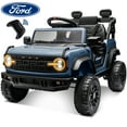 thumbnail image 1 of 12V Powered Ride on Car Toy, Ford Bronco Raptor Kids Electric Vehicle Car with Parent Remote, Battery Powered Ride on Truck for Boys Girls w/ Rear Wheel Suspension, Bluetooth, Blue, 1 of 7