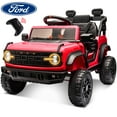 thumbnail image 1 of 12V Powered Ride on Car Toy, Ford Bronco Raptor Kids Electric Vehicle Car with Parent Remote, Battery Powered Ride on Truck for Boys Girls w/ Rear Wheel Suspension, Bluetooth, Red, 1 of 7