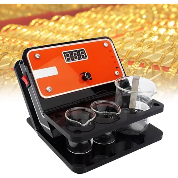 12V Professional Gold Plating Kit, With Beaker And Gold Water, Partial Electroplating Pen, Gold Plating Machine, For Jewelry Repair