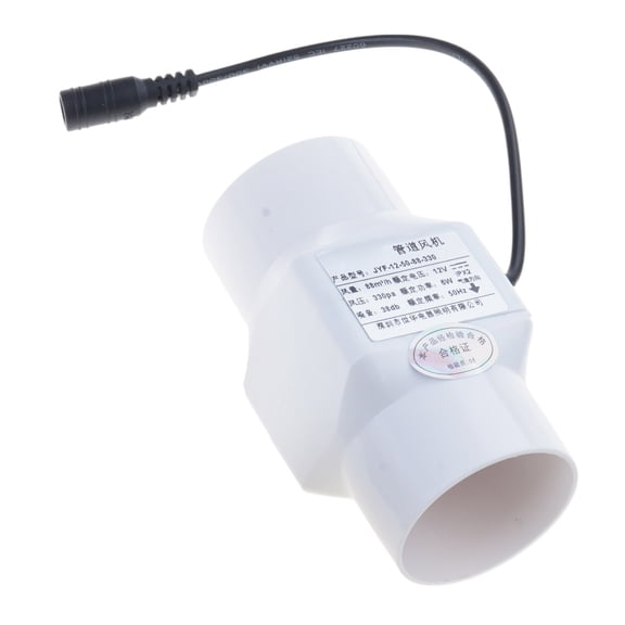 12V Quiet Inline Pipe Ventilation Exhaust Fan Suitable For Heating Cooling Home Garden Bathroom Extractor Ventilation
