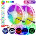 thumbnail image 1 of 12V RV Camper LED Awning Light Set w/IR Remote 24key RGB 16.4FT 5M 3528 Waterproof US,For Car, 1 of 10