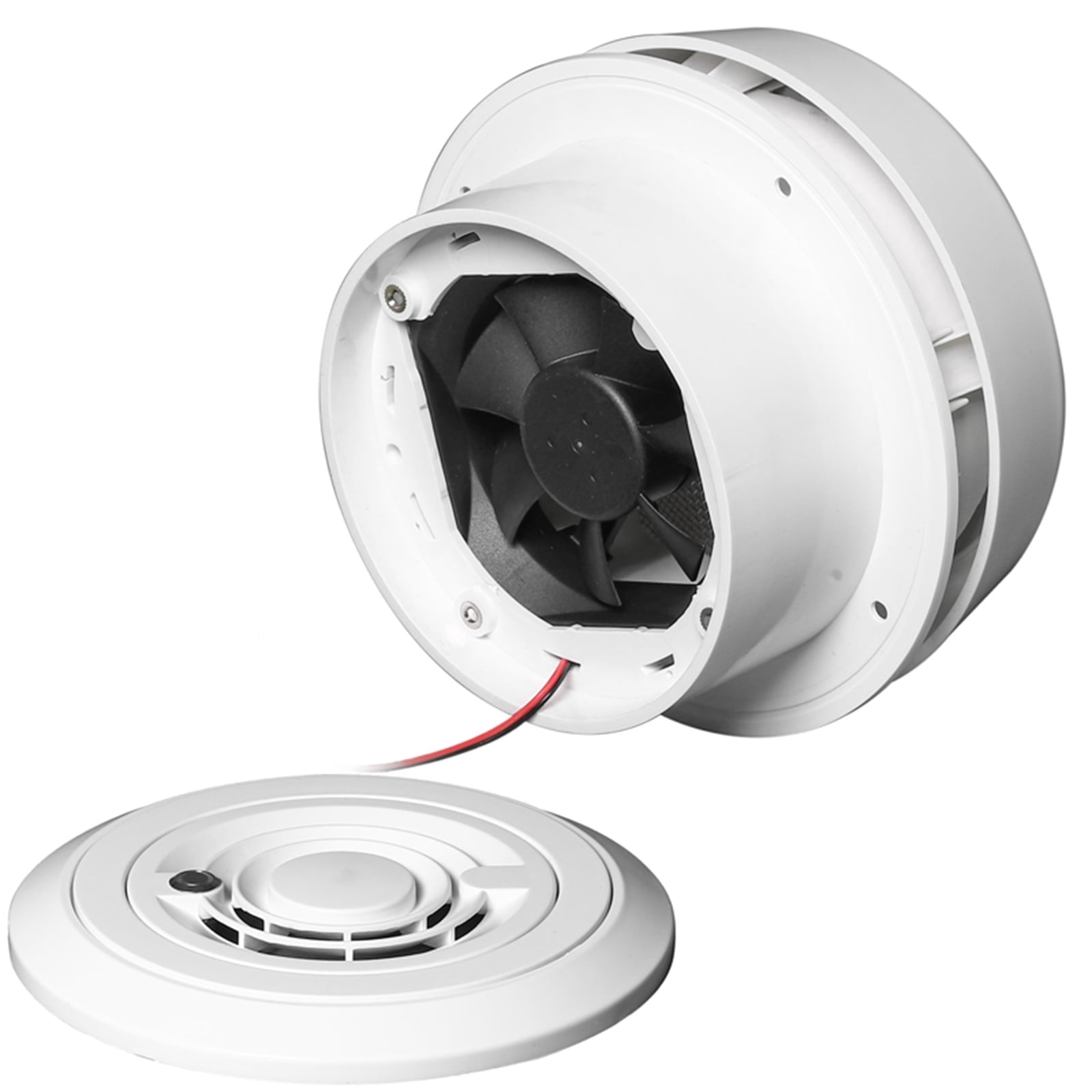 12V RV Ceiling Exhaust Fan,60 Cfm Low-Noise Ventilation Fan with Abs Housing and Removable Vent Cover, Roof Vent Fan for Camper, Trailer, Motorhome, Bathroom and Kitchen