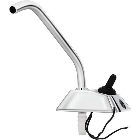 12V RV Faucet,360 Degree Rotation Spin Tap for Boat/Caravan/Motorhome/Marine Kitchen Sink Tap/No Water Pump Electric Spout Single Hole