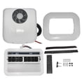 thumbnail image 1 of 12V RV Rooftop Air Conditioner Unit - White, 1600W Cooling, 30-60A, Low Noise - for RVs, Trucks, Vans - Electric Parking AC - Universal Fit, 1 of 16