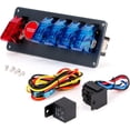 thumbnail image 1 of 12V Racing Car Ignition Switch Panel Relay Engine Start Push Button LED Toggle, 1 of 7