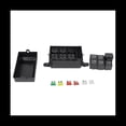 thumbnail image 1 of 12V Relay Box 6 Way Universal Relay Fuse Box 6 Slots Relay Block ATC/ATO Fuse Block with Relay Kit for Car Truck, 1 of 8