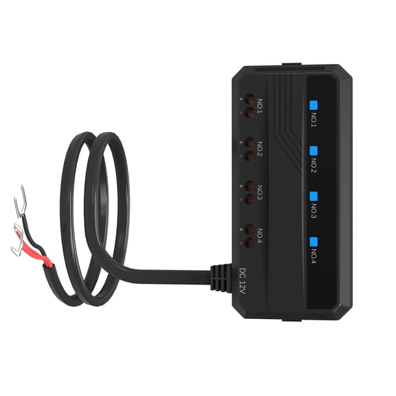 12V Relays Box With Blade Holder 20A Overcurrent Protections Terminal Block For Automotive Marine Wiring