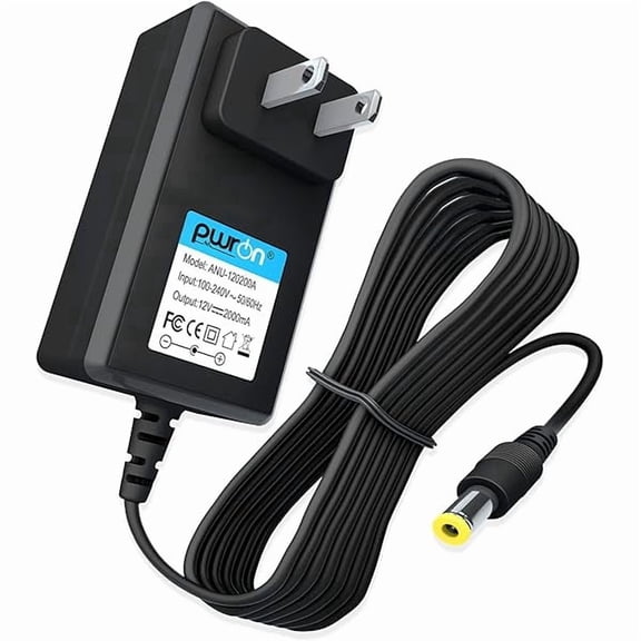 12V Replacement AC to DC Adapter Compatible with Casio Piano Keyboard AD-A12150LW / AD-A1215LW PX-130 PX-350 PX-160 PX-150 CDP-120 CTK-6000 CTK-6300 CTK-7200 CDP-135 WK-6500 WK-6600 AP-220