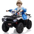thumbnail image 1 of 12V Ride on ATV for Kids, Electric Vehicle for Toddlers,High/Low 2.2mph Safety Speed for Child, Forward/Backward,LED Light, Music,USB for Boys Girls Gift, 1 of 6