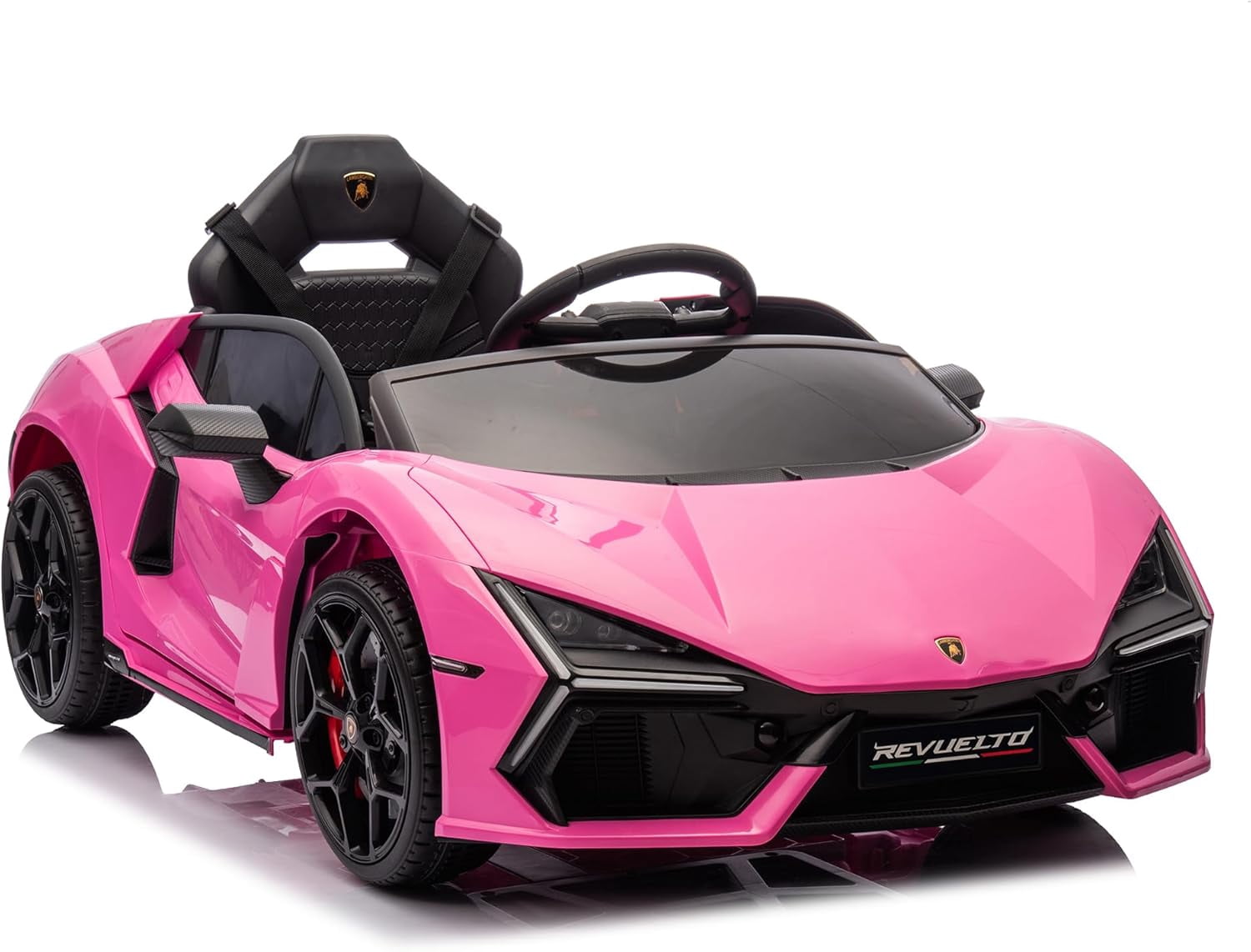 12V Ride On Car for Kids, Licensed Lamborghini Revuelto Electric ...