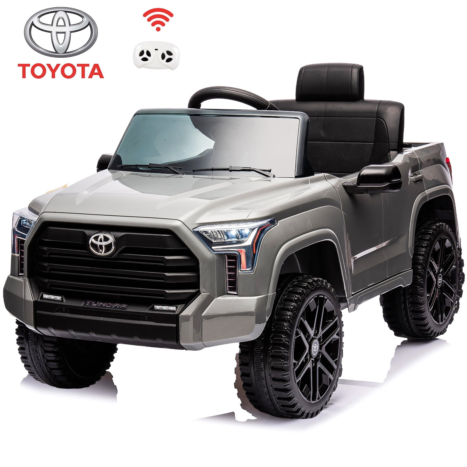 12V Ride on Car, Licensed Toyota Tundra Electric Truck with Remote ...