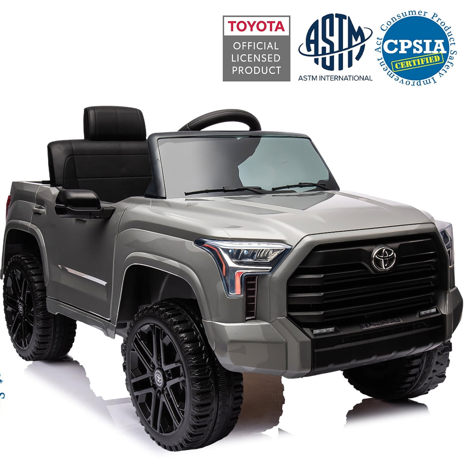 12V Ride on Car, Licensed Toyota Tundra Electric Truck with Remote ...