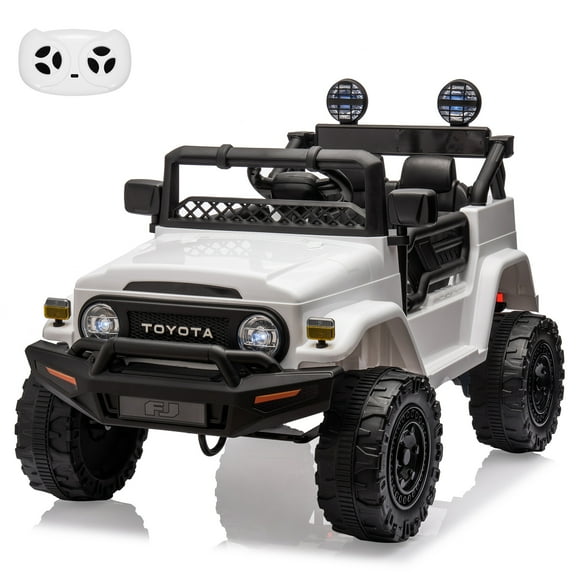 12V Ride on Truck Car, 7AH Licensed Toyota Ride on Car, Battery Powered Kids Car, EVA Tires, Ride On Toy for Kids