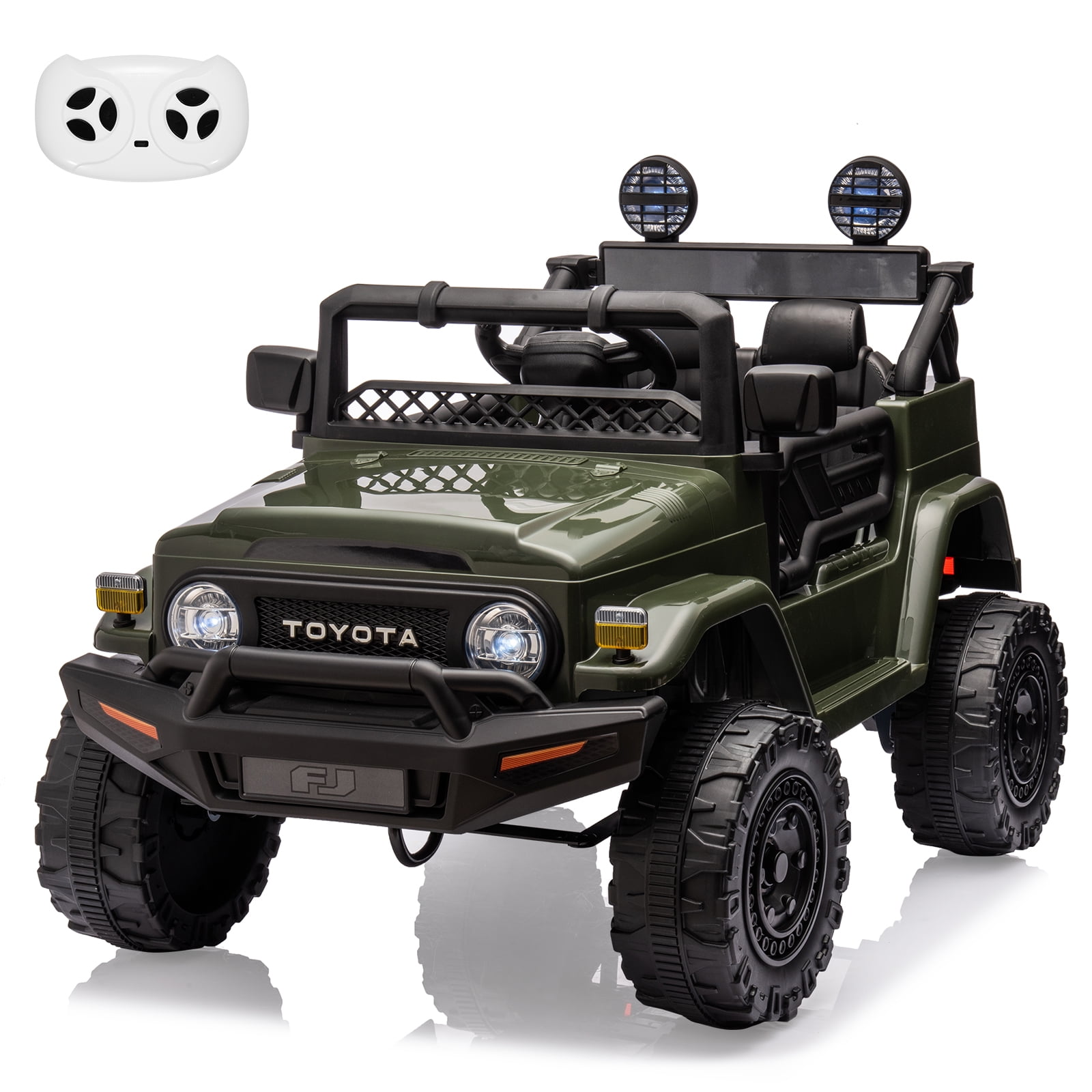 12V Ride on Truck Car, 7AH Licensed Toyota Ride on Car, Battery Powered Kids Car, EVA Tires, Ride On Toy for Kids