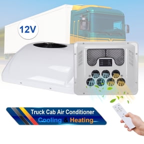 12V Rooftop RV Air Conditioner, 10000 BTU DC Cool & Heat Unit for Camper, Motorhome, Van and Truck
