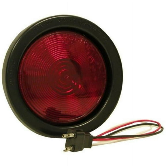 12V Round Sealed Stop & Tail Light Kit, Red
