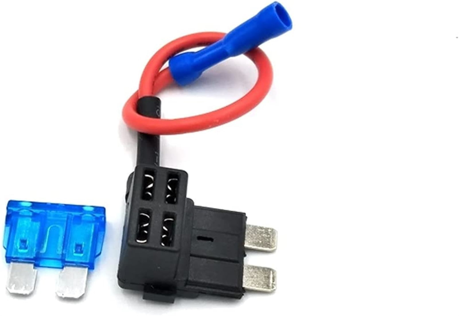 12V Small Medium Size Car Fuse Holder Add-a-Circuit TAP Adapter with ...