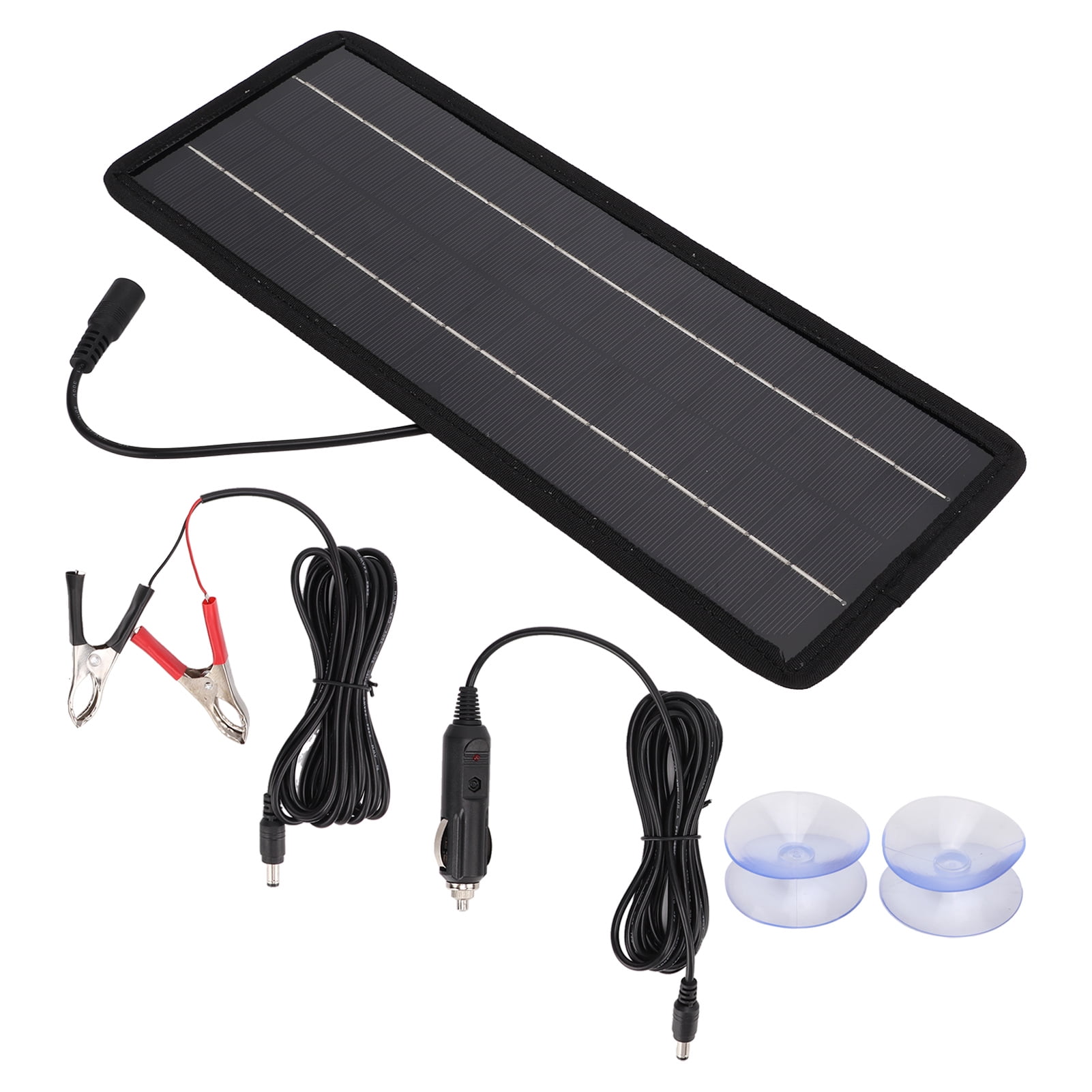 12V Solar Car Battery Charger 4.5W Polysilicon Solar Panel for Cars Boats and Automobiles