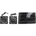 thumbnail image 1 of 12V Solar Exhausts Fan 6 Inch Ventilator Solar Panel Powered Fan Air Extractor for Dog Chicken House RV Greenhouse Fan, 1 of 6