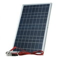 thumbnail image 1 of 12V Solar Panel Kit Complete 30W Power Portable Outdoor Rechargeable Solar Cell Generator for Home, 1 of 8