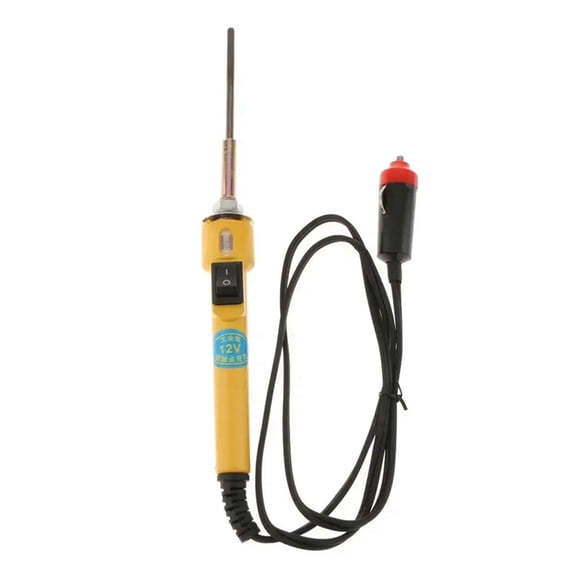 12V Soldering Iron Quick Heating Adjustable Temperature Electric Solder Iron Mini Handle Heat Pencil Welding Repair Tool,1 * Electric soldering iron,As Shown