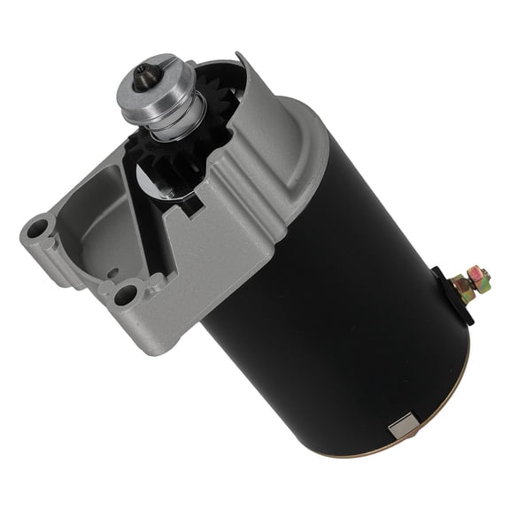 12V Starter Motor for Briggs & Stratton 14HP 16HP 18HP Air Cooled Engine, 16-Tooth CCW Rotation, Replaces OEM 498148, 399928, 495100, SBS0009, 2-Hole Mounting, PMDD System