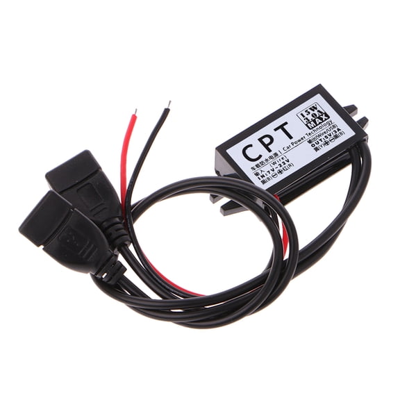 12V To 5V 3A 15W USB Step Down Car Power Regulator 50mV 20M Bandwidth
