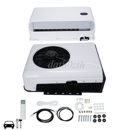 12V Truck Air Conditioner Split Car Cab RV AC Unit Fit Bus Caravan 12000 BTU A/C