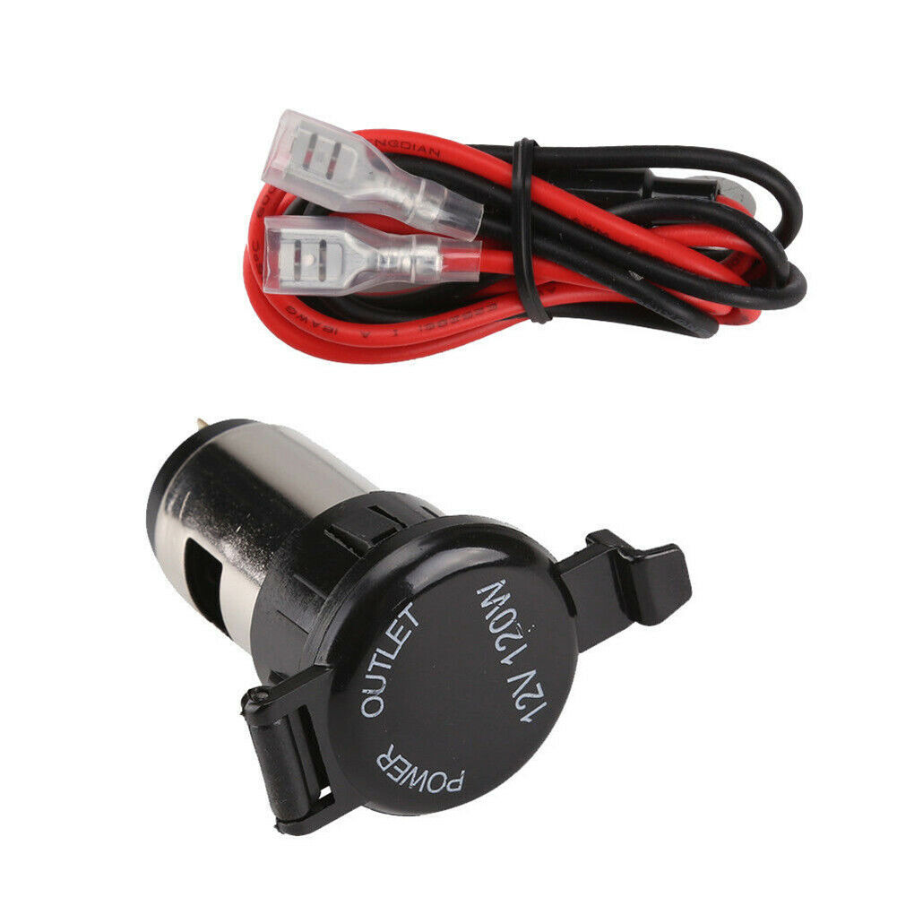 12V USB Car Cigarette Lighter Socket Charger Power Adapter Cable Fuse ...