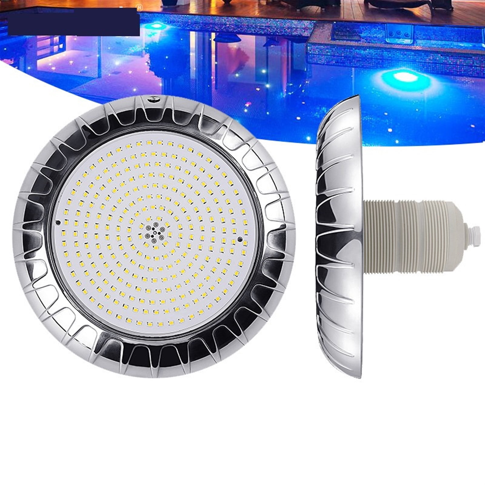 12V Underwater Light Low Voltage Color RGB Pool Light 22cm Diameter ...