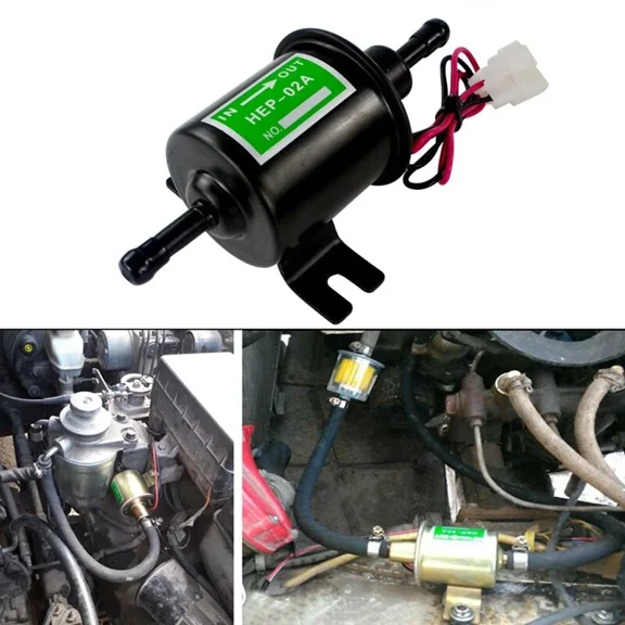 12V Universal Electric Fuel Pump Hep-02A For Gas/Diesel Construction Machines