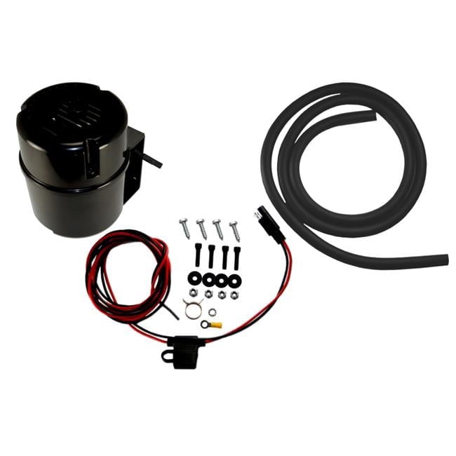12V Universal Electric Vacuum Pump Canister - Black Bandit