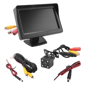 12V Universal High-Definition Reversing Camera for Cars with 4.3-Inch Desktop LED Display for Reversing Monitoring