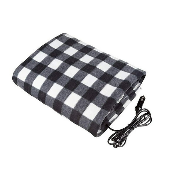 12V Vehicle Heating Throw for Winter Comfort with Resistance Wire Heating Blanket 150x110 cm Ideal for Cars Trucks and RVs