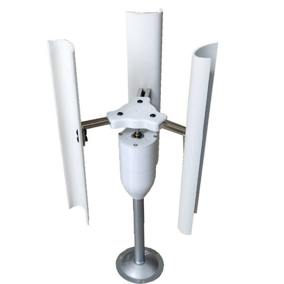 12V Vertical Wind Turbine Generator 3 Blades Charger Windmill Power Teach Mode 16.53"*8.66"*3.54" for Interior Decoration, Scientific Experiment and Model Making