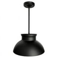 thumbnail image 2 of Dream Lighting 12V 19-LED RV Pendant Light - Matte Black Cone Cage For Camper 2 of 3