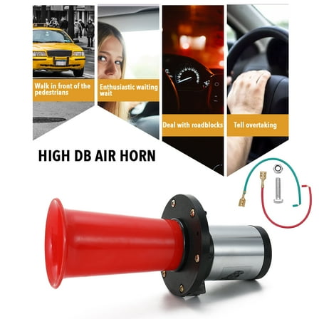 12V Vintage OO GA Oogah Classical Horn, Antique Old Style Car Horn With Loud 110dB Sound Pressure Level, For Car Truck Boat