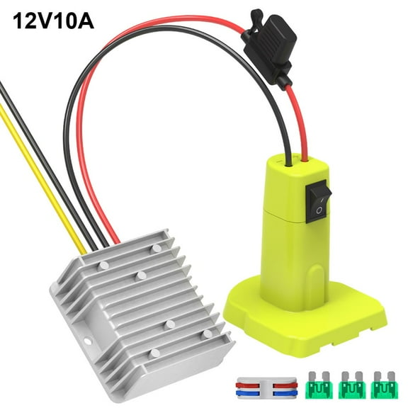 12V Voltage Converter Converter Dc Power Inverter Adapter For 18V Battery