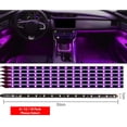 thumbnail image 1 of 12V Waterproof LED Strip Lights, 6/12/18 Pack DC 12V Ultra Bright 150 LEDs Car Underbody Light, IP68 Flexible Mini LED Light Strips for Car Interior Exterior, Motorcycle, Truck, Boat, Home Decor, 1 of 19