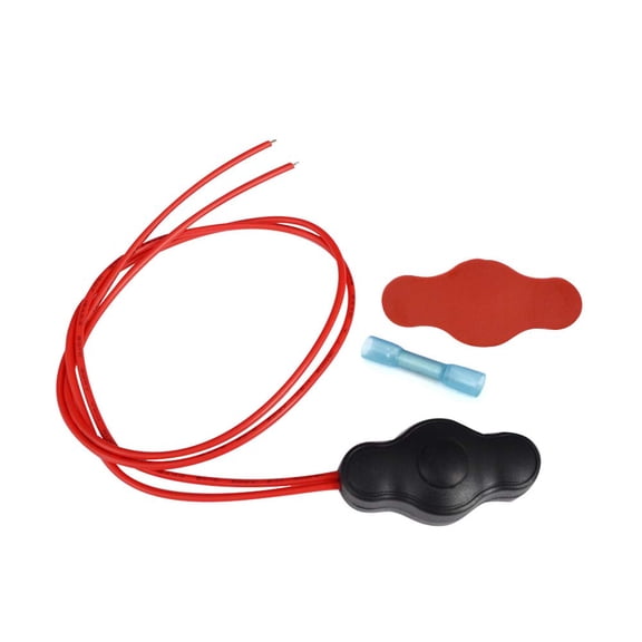 12V Waterproof Push-Button Switch with Quick Connector for LED Lighting 12V DC Use